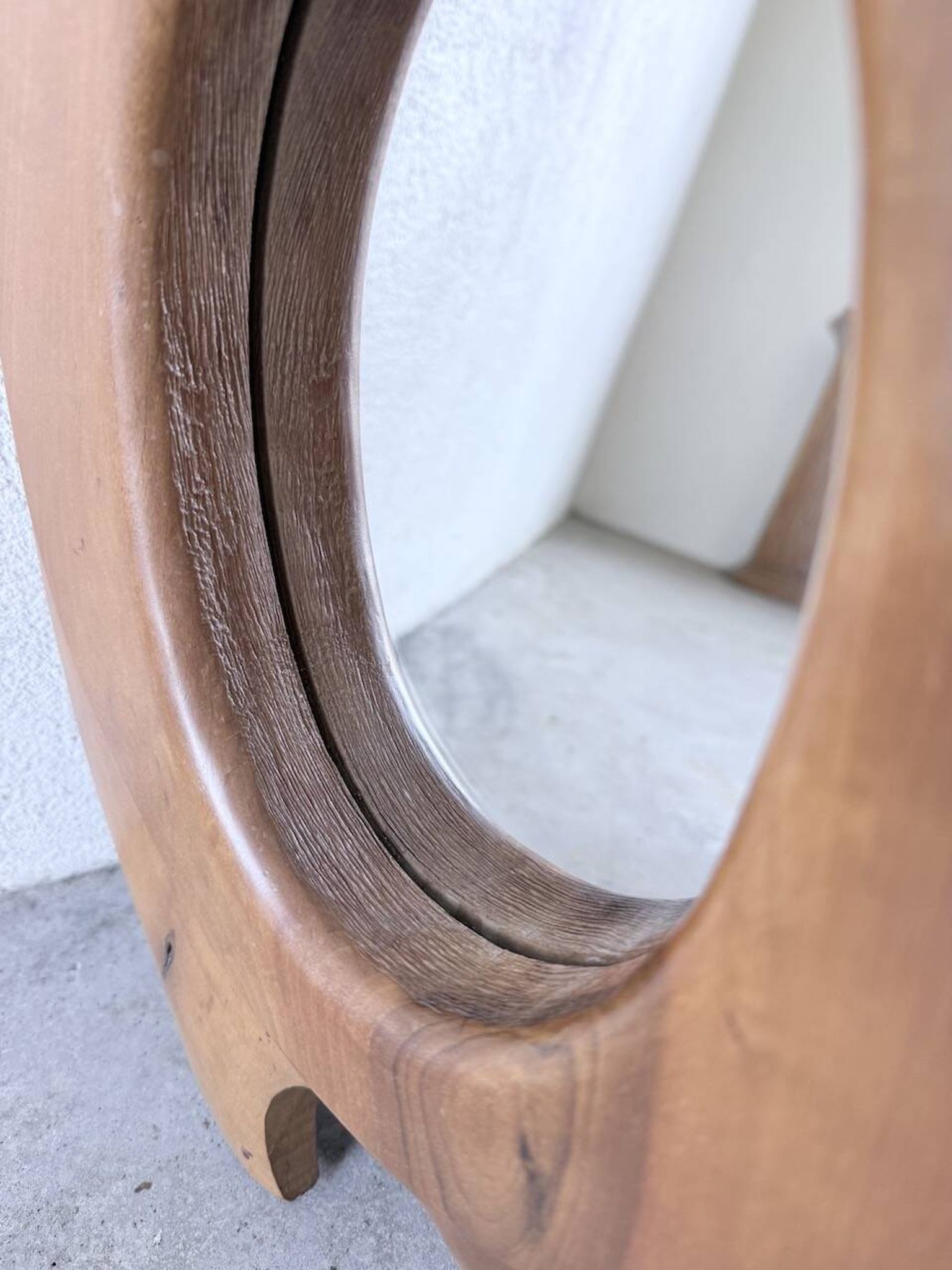 Organic walnut mirror 1960