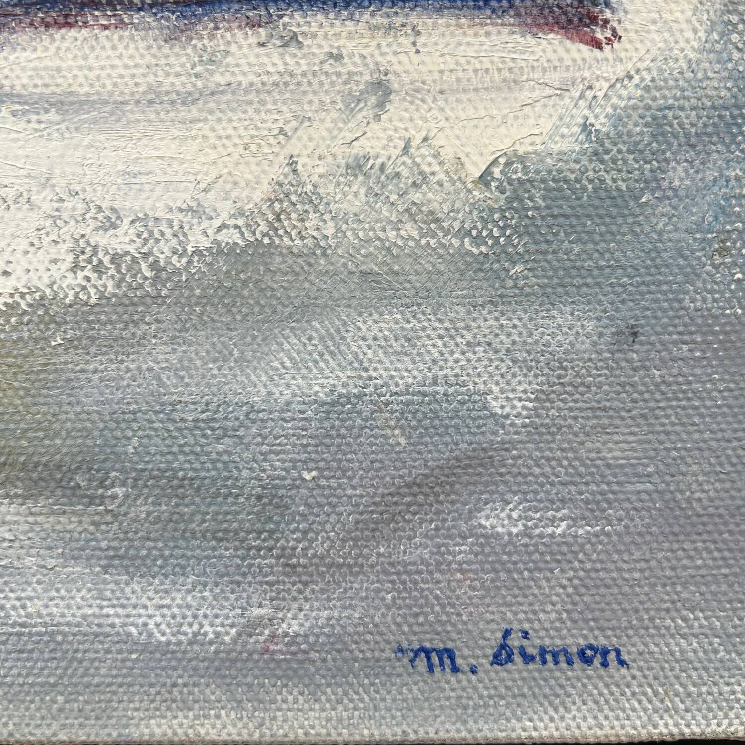 Painting the blue door