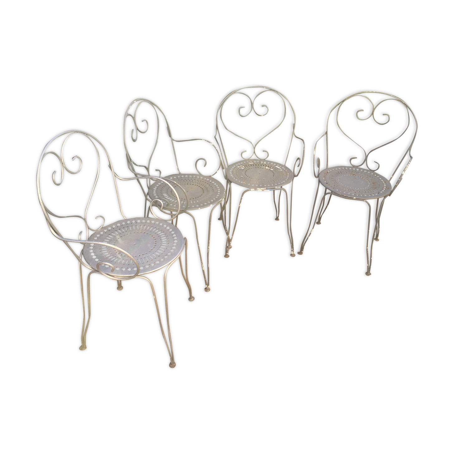 Fauteuils jardin fer forgé