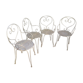 Fauteuils jardin fer forgé