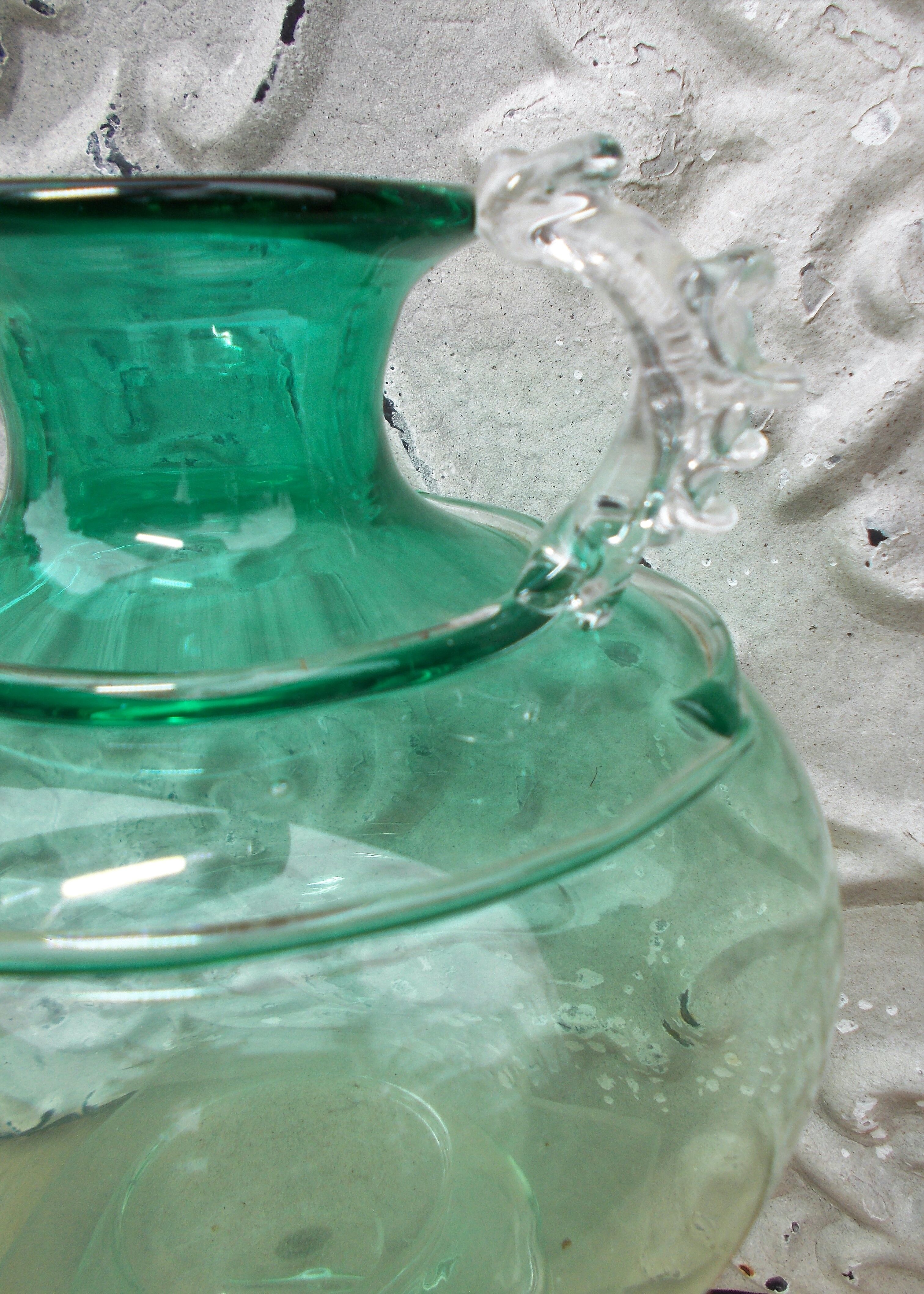 Contemporary glass signed Chris Thornton design Vase