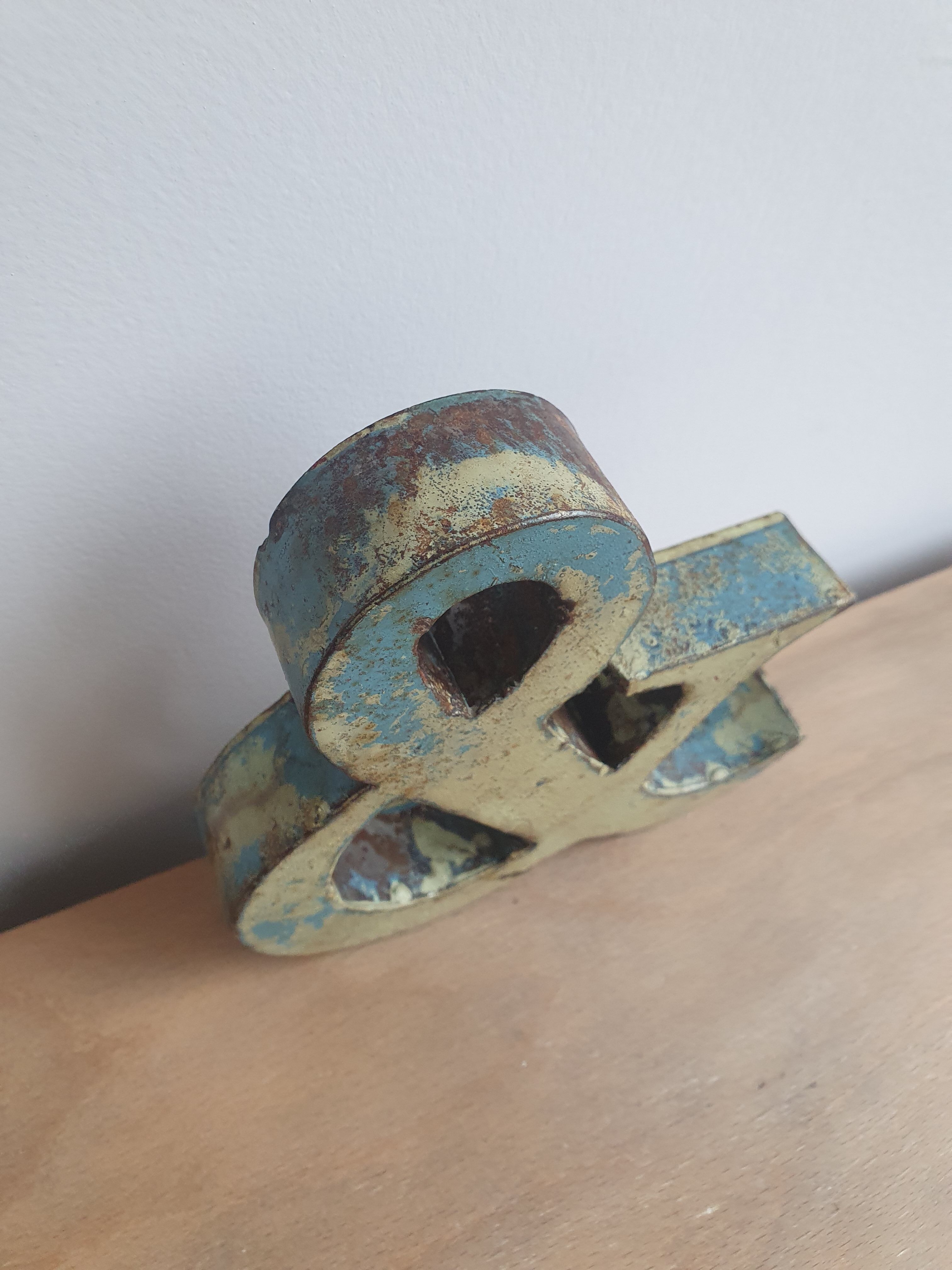 Ancient iron letter