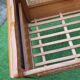 Bed wood and rattan 1960