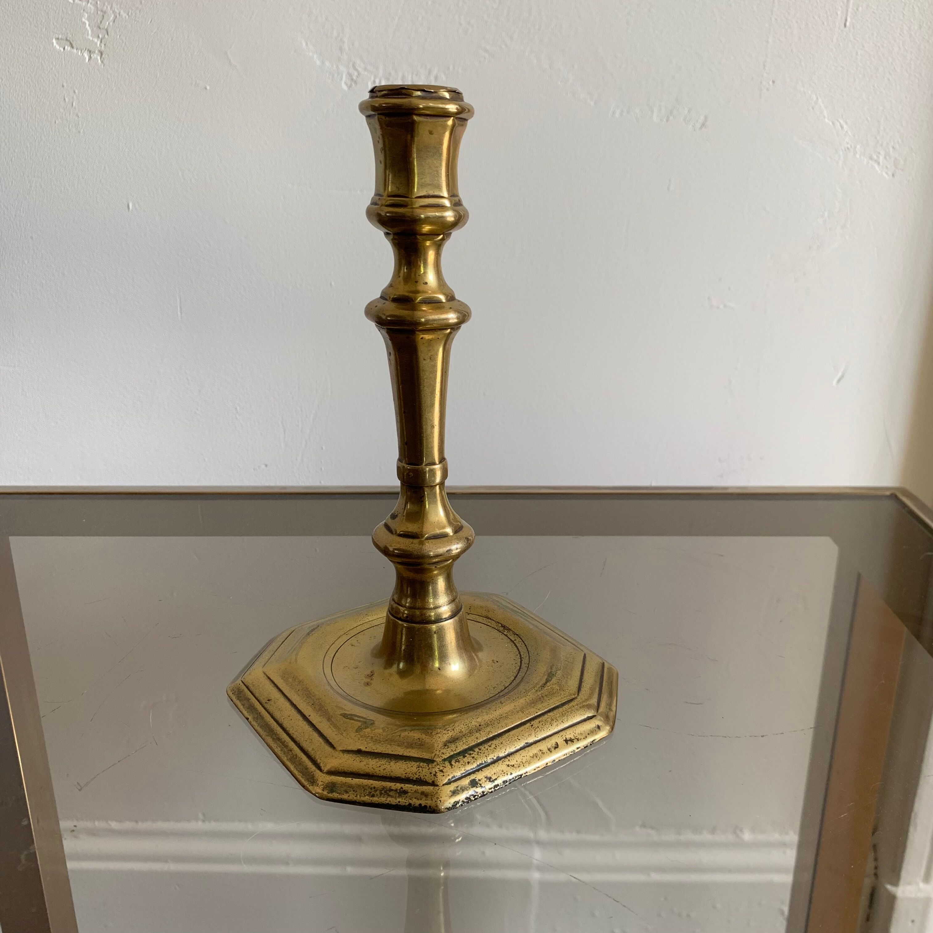 Brass candle holder