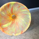 Art deco glass paste lamp base