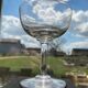 Lot de 6 coupes à champagne, Napoléon III, 1/2 cristal soufflé et taillé