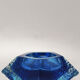 1960s blue ashtray or vide poche by Flavio Poli