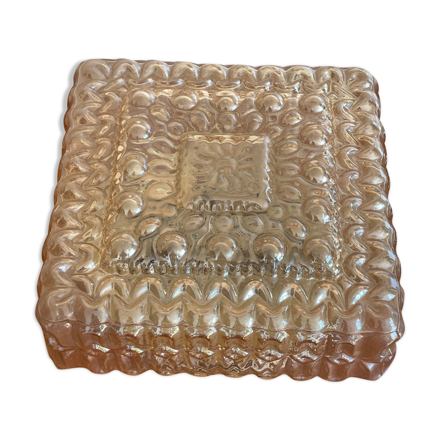 Champagne bubble glass wall lamp