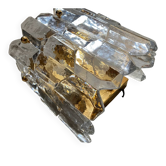 "Palazzo" wall light in crystal by Kalmar, Austria, 1970s
