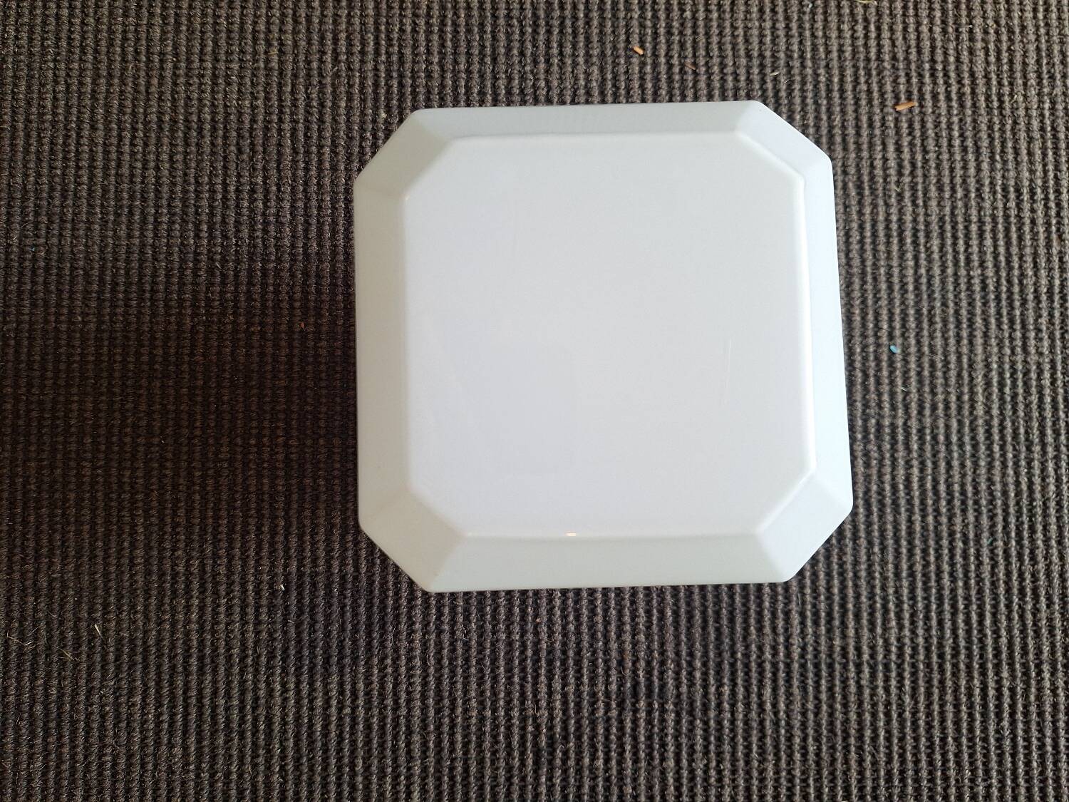 plafonnier ou lampe a poser opaline cube