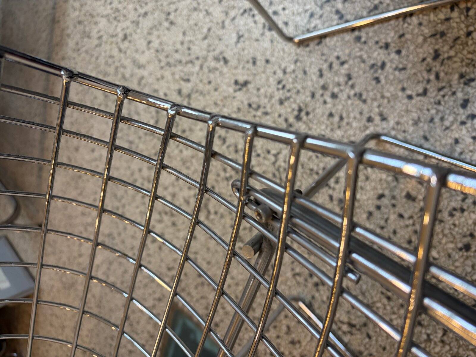 Chrome-plated side chairs by Harry Bertoia for Knoll, 1970s, set of 4