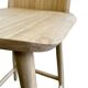 Solid wood stool