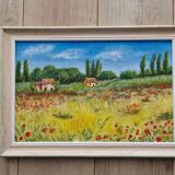 Countryside landscape painting