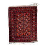 Handmade antique Afghan Baluch rug 118cm x 149cm, 1920s