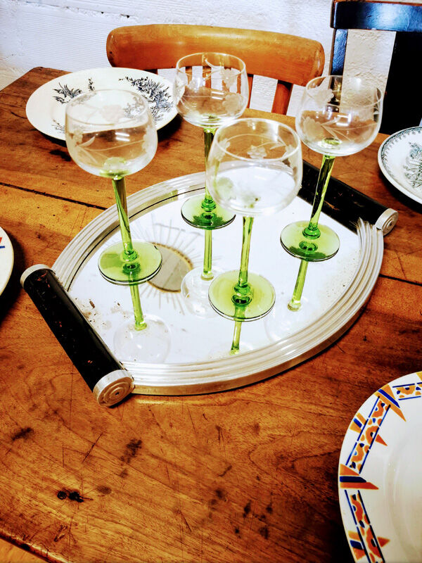 Art Deco mirror tray