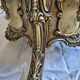 Rococo / Louis XVI brass tripod floor lamp, gilded