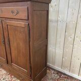 Armoire basse en chêne massif
