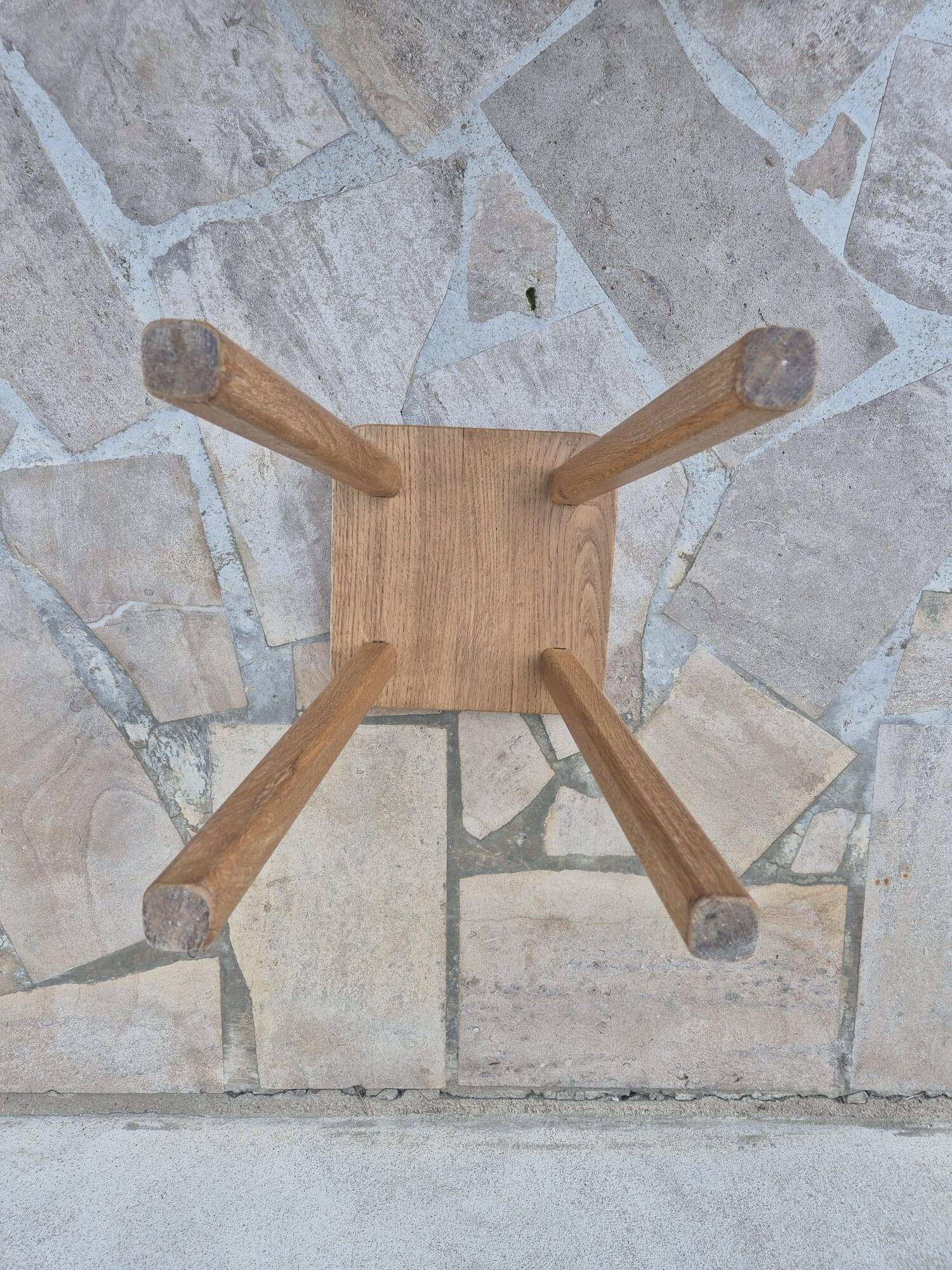 Antique solid wood stool