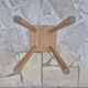 Tabouret ancien en bois massif