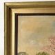 Oil on canvas framed countryside landscape