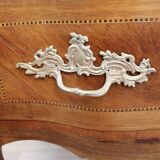 Pink marble top chest of drawers