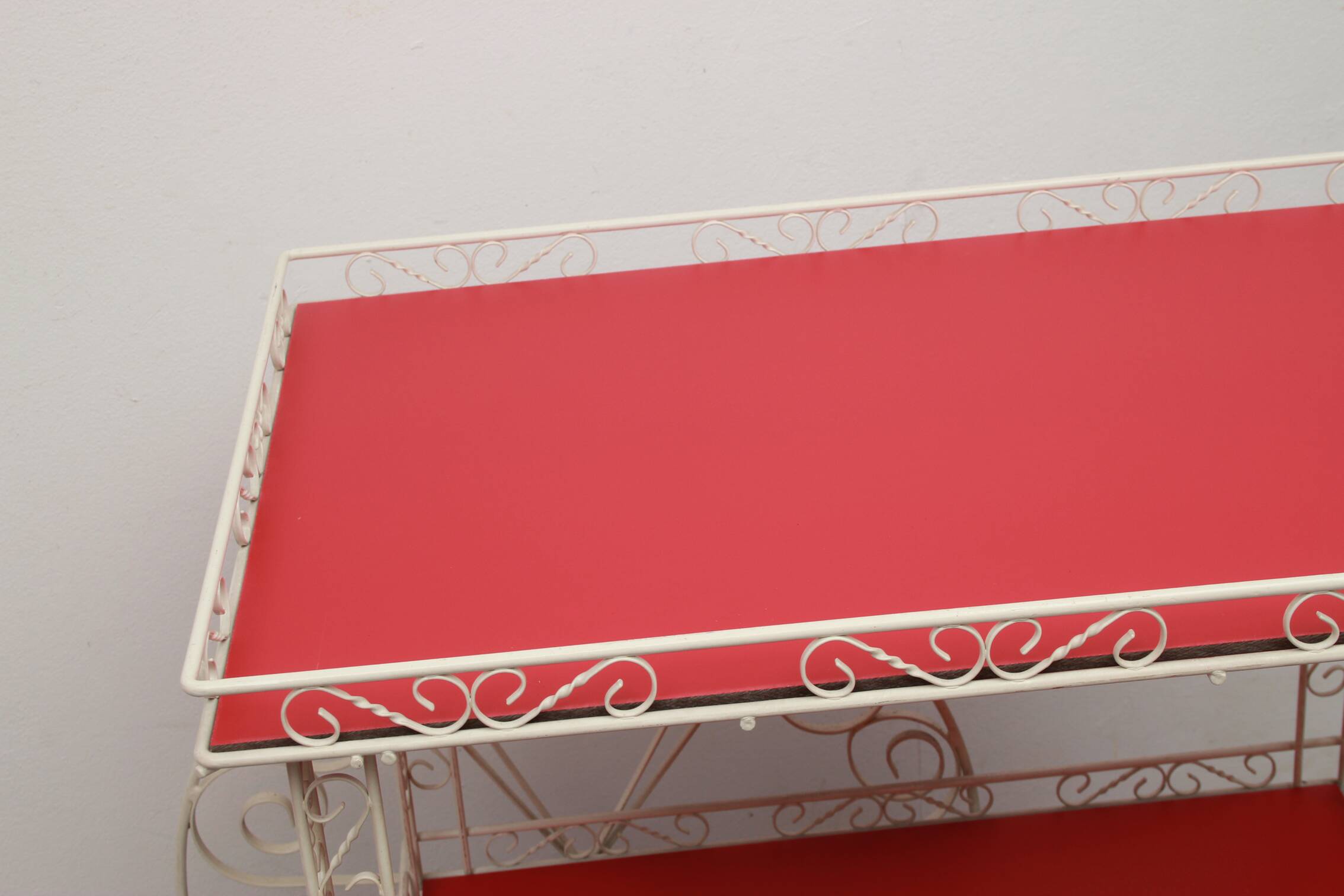 1950s French serving trolley for garden