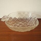 vintage pineapple salad bowl dish art table vintage pineapple salad bowl dish