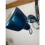 Rolly chandelier 3 blue adjustable spots, 70s