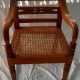 Lot de deux fauteuils artisanaux anciens pour enfants