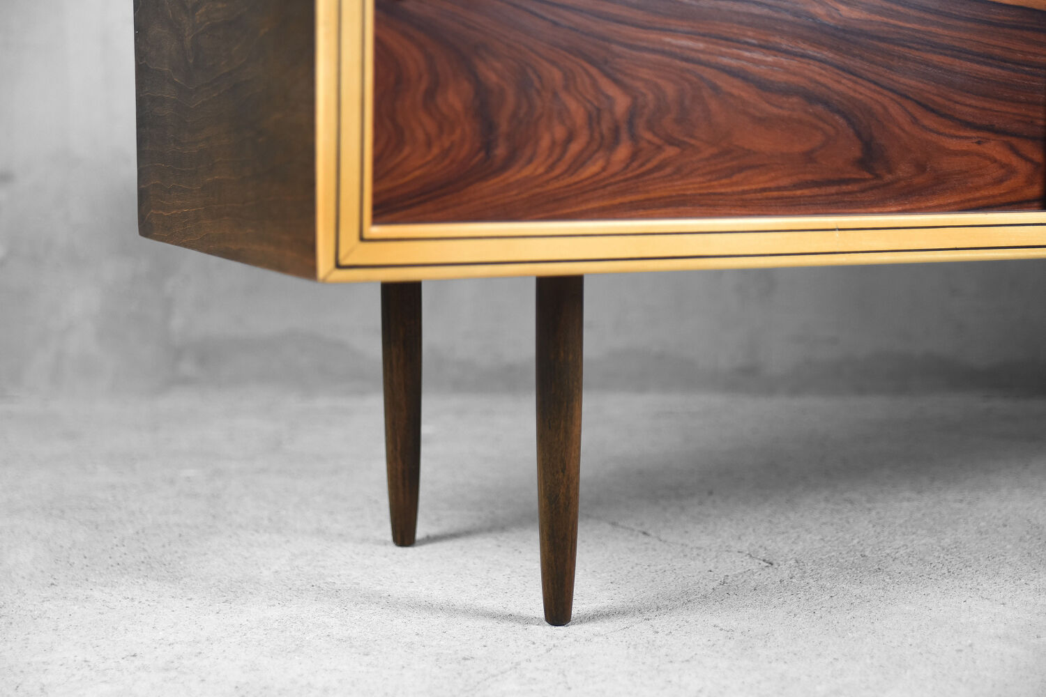 Mid-century modern Swedish rosewood and birch sideboard, 1960s