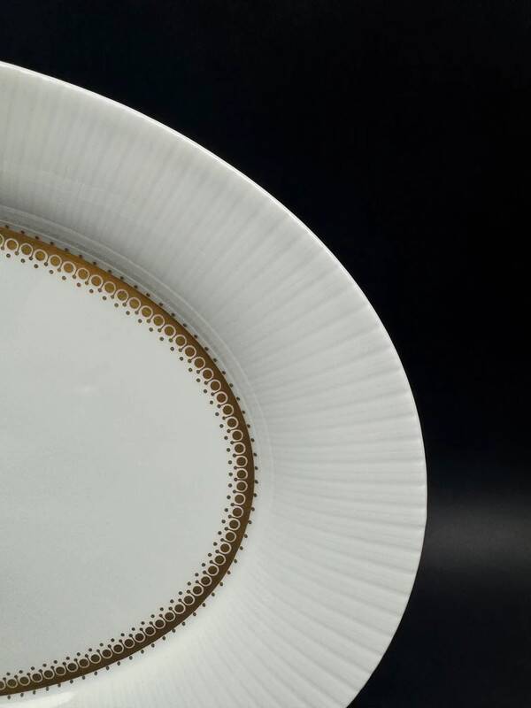 Rosenthal Tapio Wirkkala large oval ripple dish