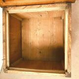 19th century massive fir storage box