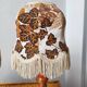 Pair of vintage turned wood lamps