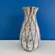 Vintage midcentury signed sea foam vase