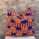 Vintage Moroccan Berber wool cushion cover