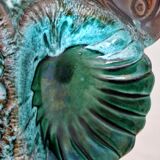 Plat zoomorphe poissons style Vallauris