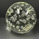 Sulfur ball Bubble glass paperweight diameter 10 height 9 cm