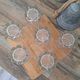Italian glasses for aperitif or water from the 80s.