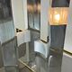 Very Mid-Century Modernist Architectural Sciolari Cubic Table Lamp by Gaet