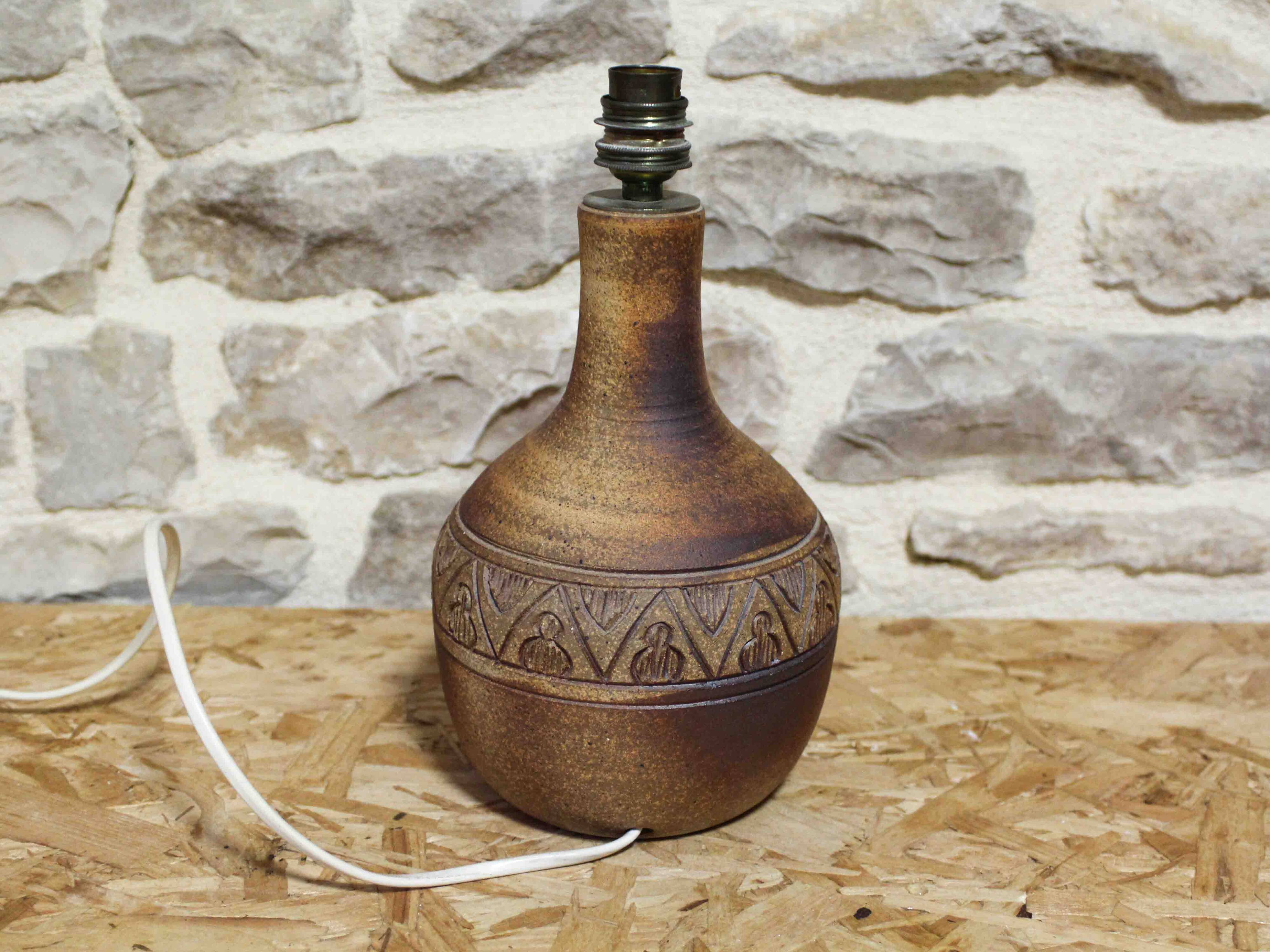 Stoneware lamp base