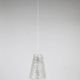 J.T. Kalmar Mid-Century Textured Glass & Brass Pendant Lamp, Austria, 1950s