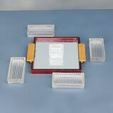 Art Deco top with 5 glass cups