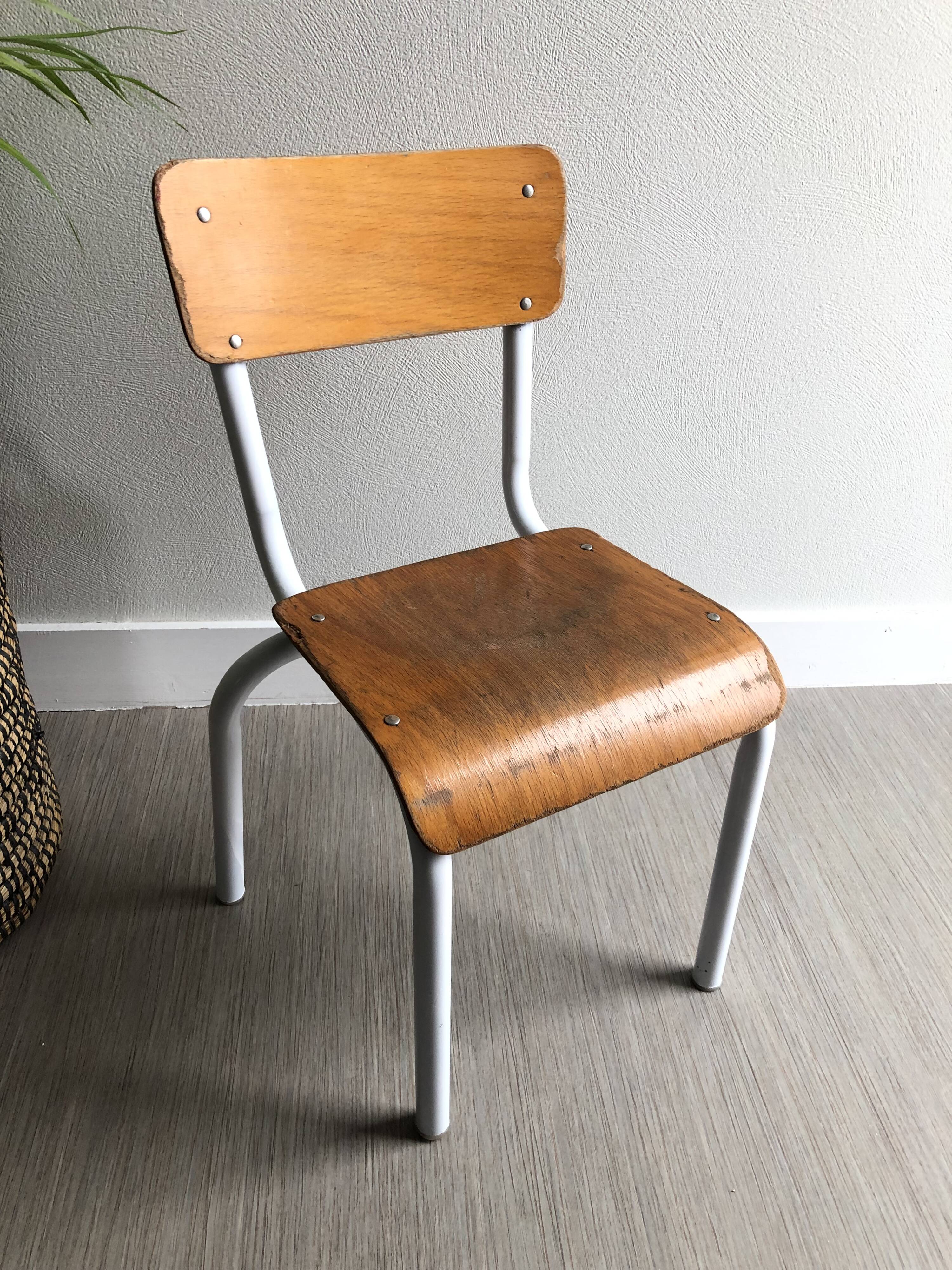 Vintage schoolboy chair