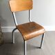 Vintage schoolboy chair