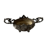 Silver metal planter