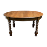 English table in oak with butterfly extension - 50s