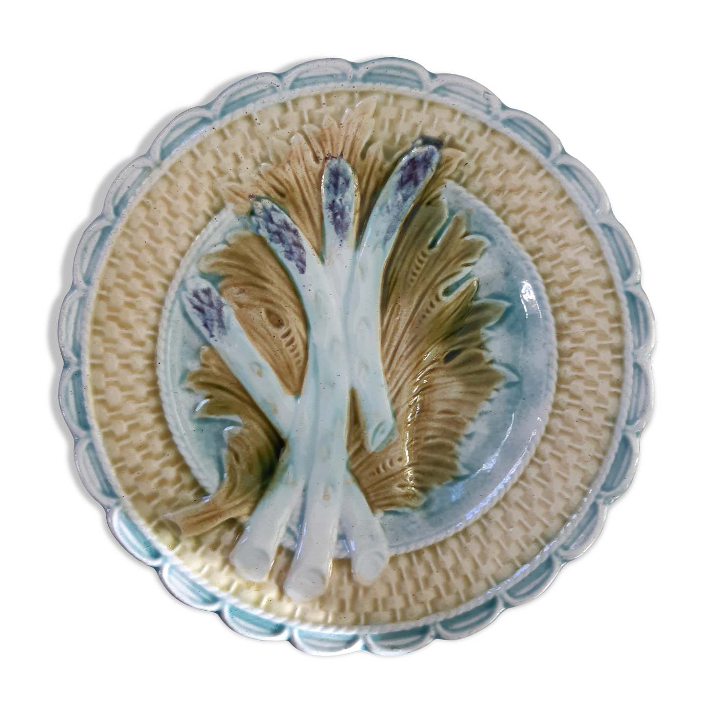 Plate asparagus slurry