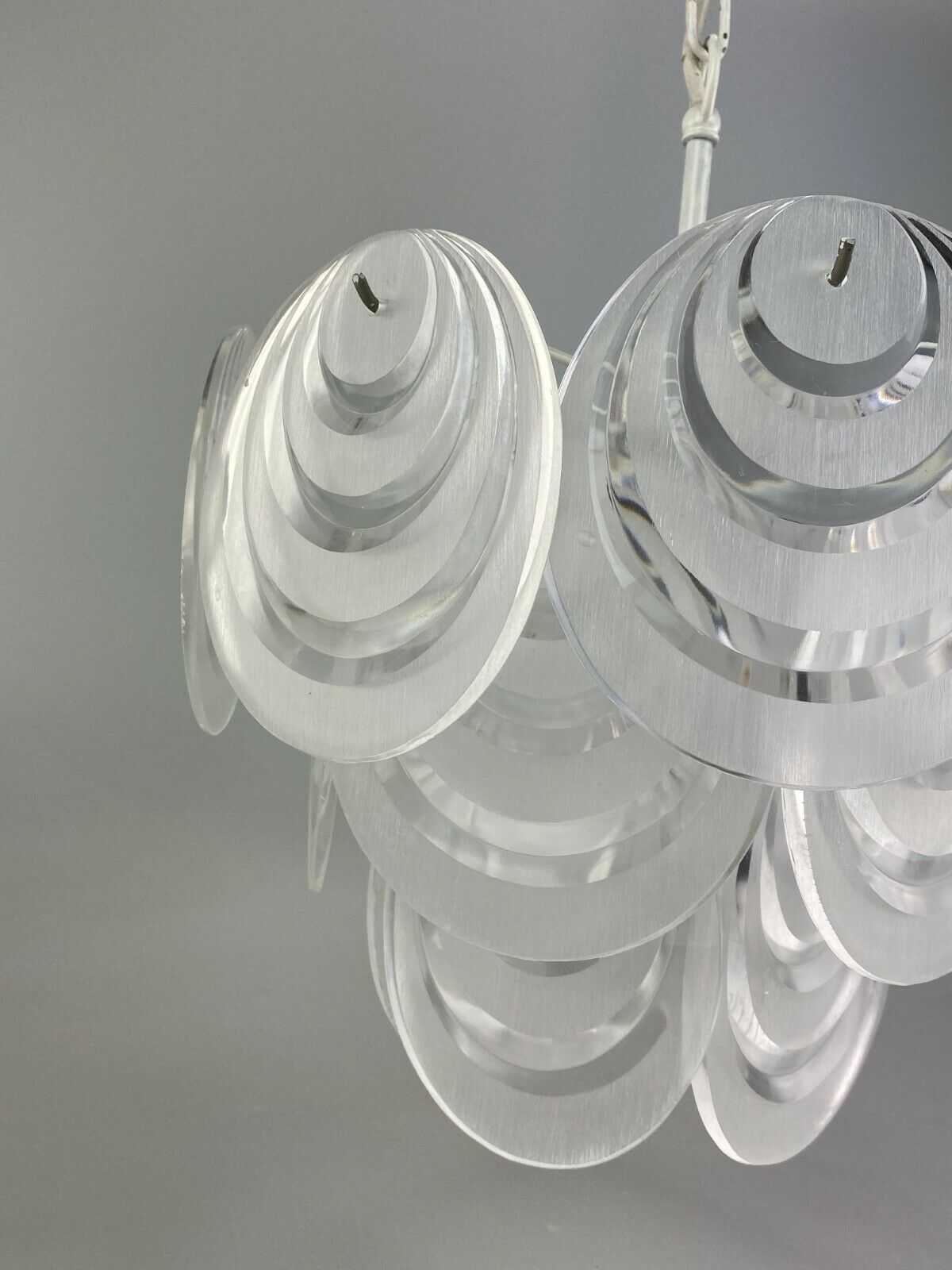 70s lamp light hanging lamp ceiling lamp space age design plastic 60s