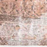 Handmade floral turkish runner rug