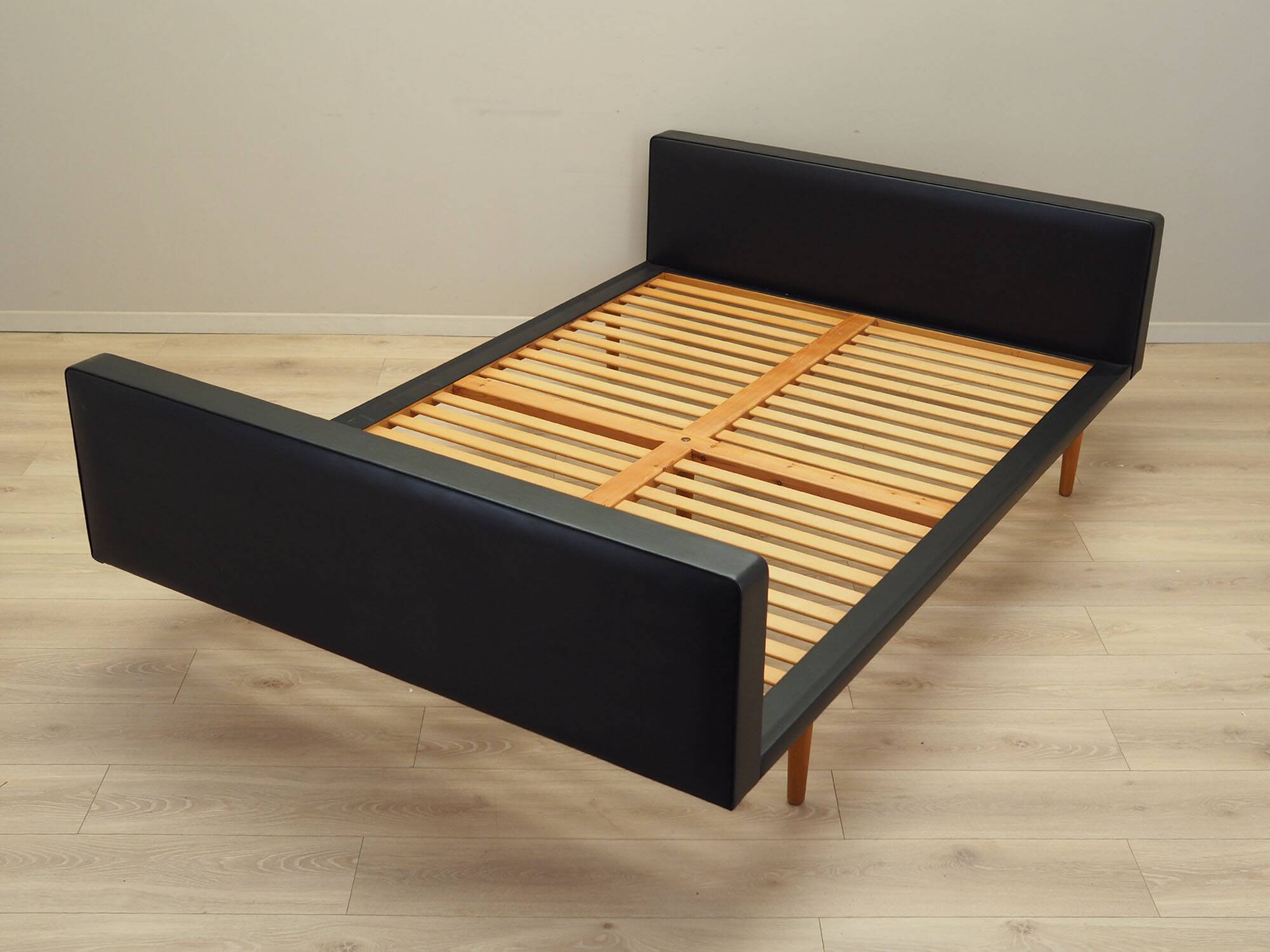 Bedroom bed, Danish design, 1960s, manufactured in Denmark